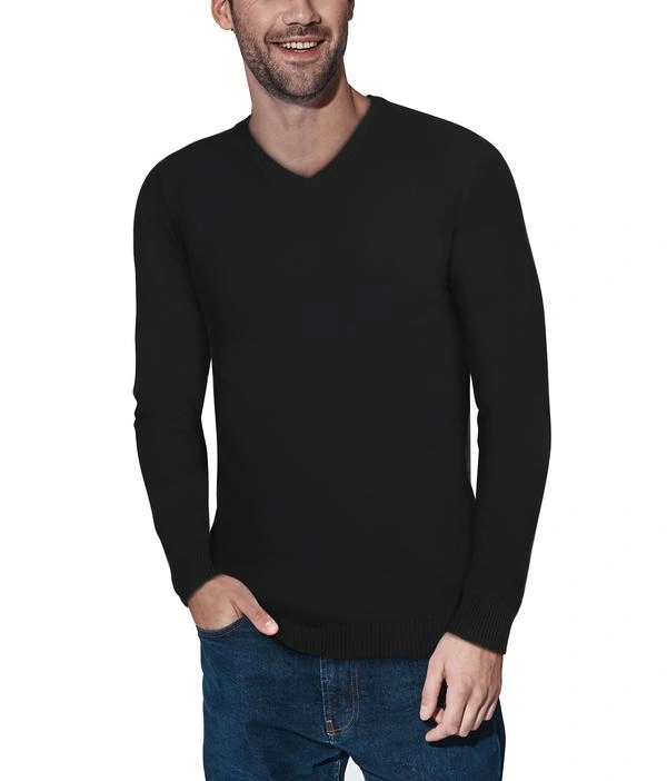 XRAY Black V-Neck Sweater for Men: Classic Comfort and Style