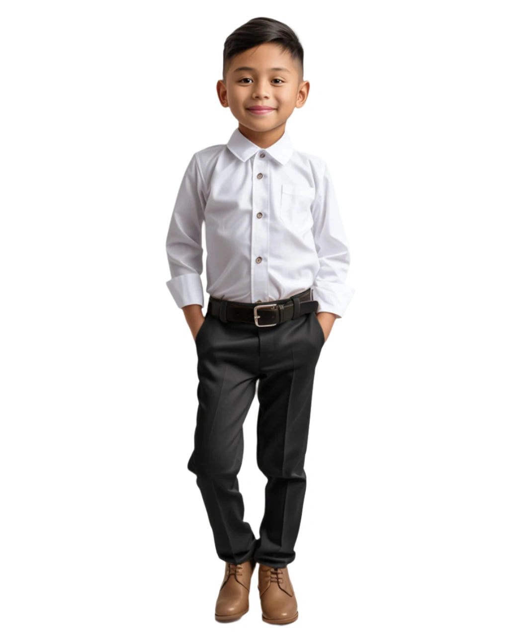 Zegarie Black Suit Pants for Boys Awesome Look and Style